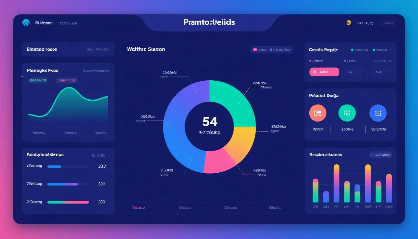 数据看板示意图